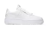 chaussures casual femme air force 1 pixel nike white-ck6649-100